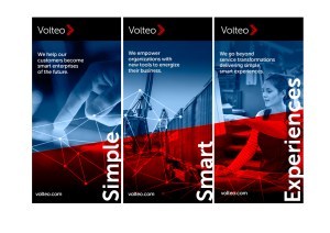 Volteo booth backdrop